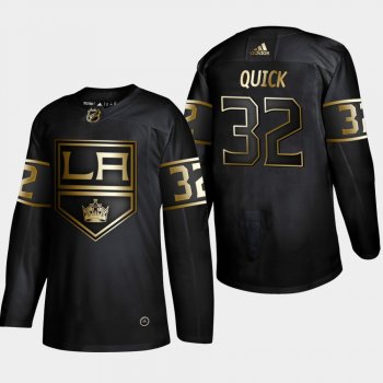 Los Angeles Kings Jonathan Quick #32 Authentic 2019 NHL Golden Edition Black Player Jersey - Men's