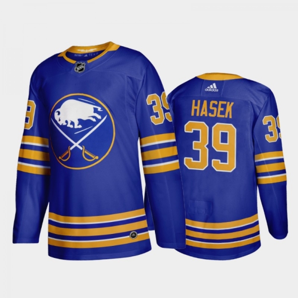 Buffalo Sabres Dominik Hasek #39 Home Royal 2020-21 50th Anniversary Return to Royal Jersey