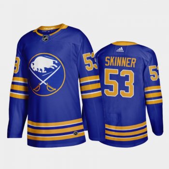 Buffalo Sabres Jeff Skinner #53 Home Royal 2020-21 50th Anniversary Return to Royal Jersey