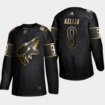 Arizona Coyotes Clayton Keller #9 2019 NHL Golden Edition Authentic Player Jersey - Black