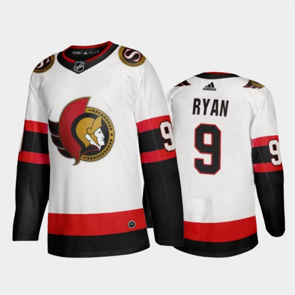 Ottawa Senators Bobby Ryan #9 Away White 2020-21 Adizero Jersey