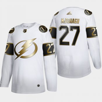 Men's JerseyMen's Tampa Bay Lightning Ryan McDonagh #27 NHL Golden Edition White Authentic Jersey