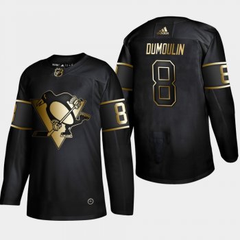 Men's JerseyMen's Pittsburgh Penguins Brian Dumoulin #8 Black 2019 NHL Golden Edition Authentic Player Jersey