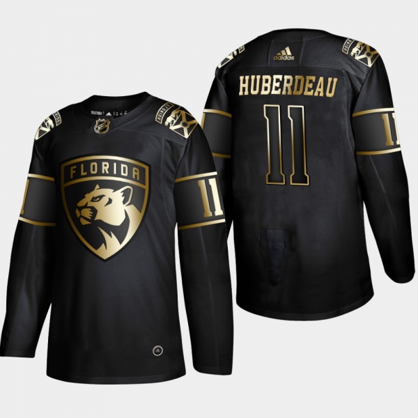 Florida Panthers Jonathan Huberdeau #11 Authentic 2019 NHL Golden Edition Black Player Jersey - Men's