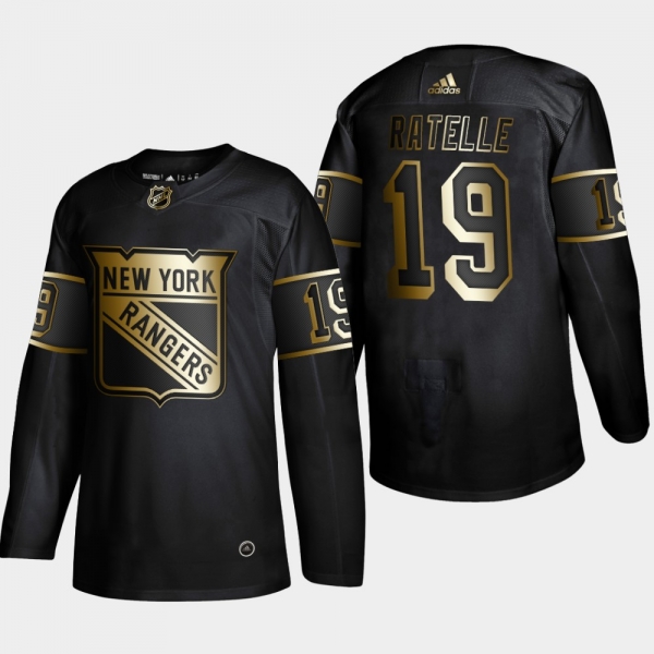 New York Rangers Jean Ratelle #19 2019 NHL Golden Edition Retired Player Player Black Jersey