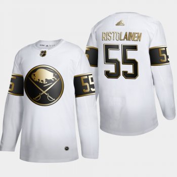 Men's JerseyMen's Buffalo Sabres Rasmus Ristolainen #55 NHL Golden Edition White Authentic Jersey