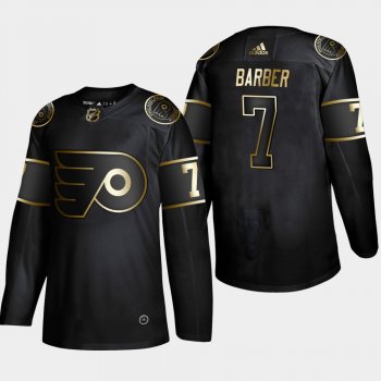 Men's Philadelphia Flyers Bill Barber 2019 NHL Golden Edition Retired Player Player Black Jersey