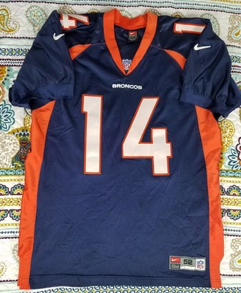 Denver Broncos Brian Griese Nike Authentic Vintage Football Jersey Sz 52 2XL 90s