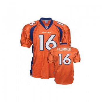 Men's Cheap Jake Plummer Broncos #16 Orange Jersey From China