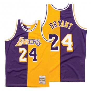 Kobe Bryant #24 Lakers Split Vintage Jersey