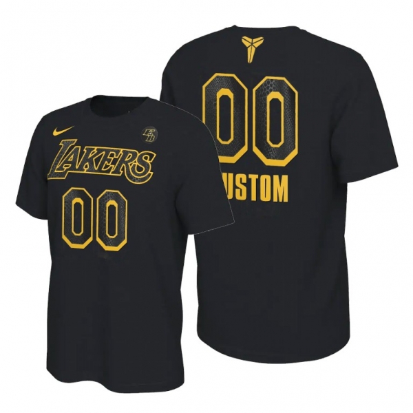 Custom #00 Mamba Inspired Lakers Restart 2020 T-Shirt