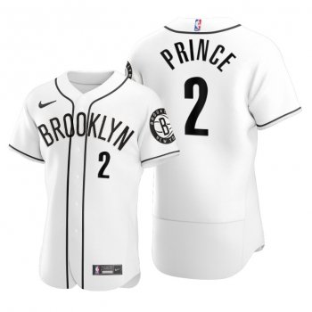 Taurean Prince #2 Nets Baseball Jerseys 2020 NBA X MLB Crossover Edition