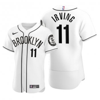 Kyrie Irving #11 Nets Baseball Jerseys 2020 NBA X MLB Crossover Edition