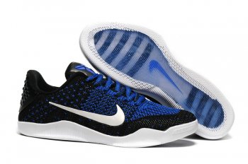 Running weapon Cheap Nike Kobe Bryant 11 Knitted Blue/Black/White-ID1878