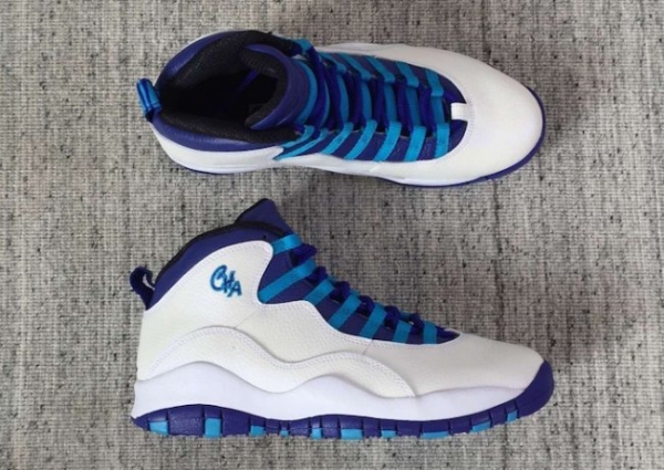 Running weapon Cheap Air Jordan 10 Shoes Retro Women White/Purple/Blue-ID771