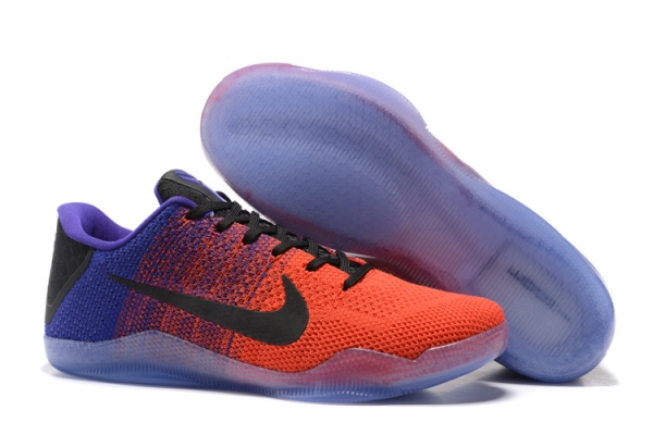 Running weapon Cheap Nike Kobe Bryant 11 Knitted Red/Purple/Black-ID1883