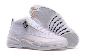 Running weapon Cheap Wholesale Nike Shoes Air Jordan 12 Future All White-ID268