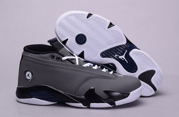 Running weapon Cheap Wholesale Air Jordan 14 Grey-ID350