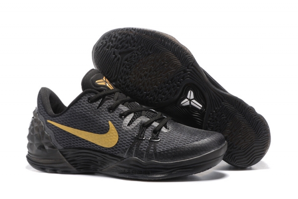 Running weapon Cheap Wholesale Nike NIKE KOBE VENOMENON 5 Black/Golden-ID1937