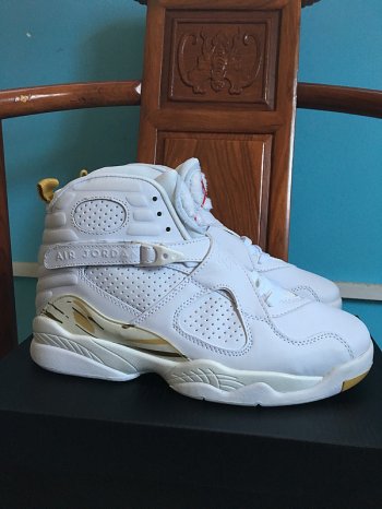 Running weapon Newest Air Jordan 8 Shoes Retro White Cheap-ID579