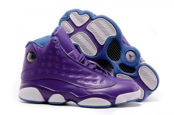 Running weapon Cheap China Air Jordan 13 Violet Shoes Retro Women-ID830