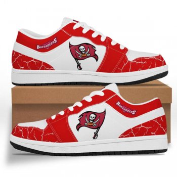 Men's Tampa Bay Buccaneers AJ Low Top Leather Sneakers 001-ID634