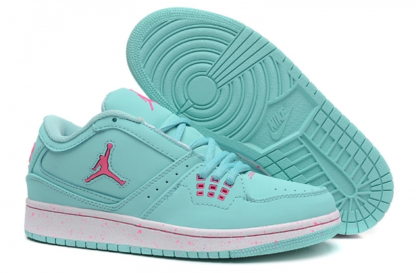 Running weapon Cheap Air Jordan 1 Women's Retro Shoes Acid Blue/Pink-ID719