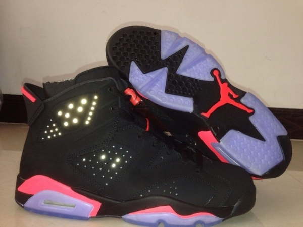 Running weapon Cheap Wholesale Air Jordan 6 Air Jordan 6 Black Infrared Women-ID894