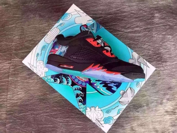 Running weapon Cheap Air Jordan 5 Kite Shoes Women Wholesale-ID883