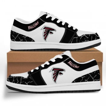 Men's Atlanta Falcons AJ Low Top Leather Sneakers 001-ID606