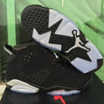 Running weapon Cheap Air Jordan 6 Shoes Retro Men Black/White-ID536