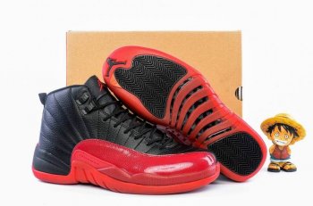 Running weapon Cheap Air Jordan 12 Shoes Retro Women Black/Red-ID821