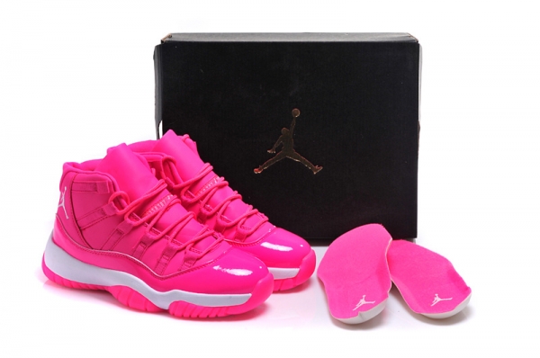 Running weapon Cheap Wholesale Nike Shoes Air Jordan 11 Retro High Hyper Pink/W-ID789