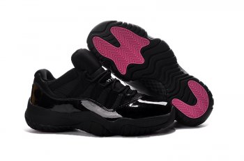 Running weapon Cheap Air Jordan 11 Shoes Retro Women Black/Pink-ID782