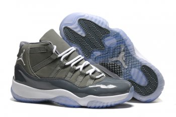 Running weapon Cheap Air Jordan 11 Shoes Retro Men Grey-ID201