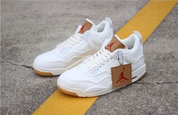 Men's Air Jordan AJ4 White 2019112005-ID411