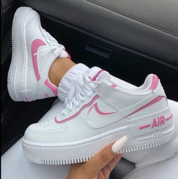 Women Air Jordan Air Force one White and Pink shoes 202018-ID1001