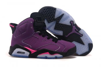 Running weapon Cheap Wholesale Nike Shoes Air Jordan 6 Retro Grape-ID896