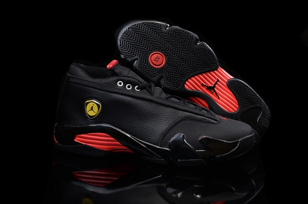 Running weapon Cheap Wholesale Nike Shoes Air Jordan 14 Ferrari Black/Red-ID355