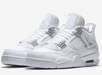 Men's Air Jordan White Classic Shoes-ID673