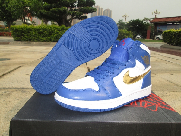 Running weapon Cheap Air Jordan 1 Shoes Retro Olympics Golden Swoosh-ID104