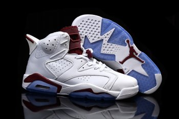 Running weapon Cheap Air Jordan 6 Maroon Shoes Retro Men-ID534