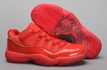 Running weapon Cheap Wholesale Nike Shoes Air Jordan 11 All Red-ID204