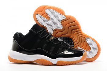 Running weapon Wholesale Cheap Air Jordan Retro Low Black/Orange-ID229