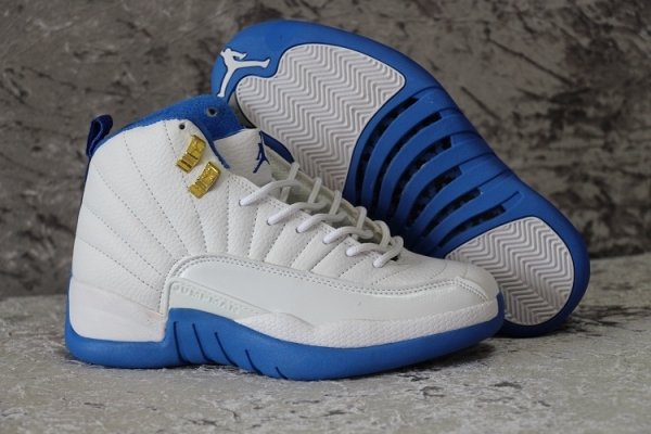 Running weapon Cheap Air Jordan 12 French Blue Shoes Retro Women-ID814