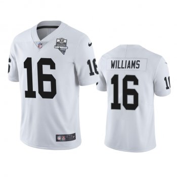 Men's Las Vegas Raiders Tyrell Williams White 2020 Inaugural Season Vapor Limited Jersey