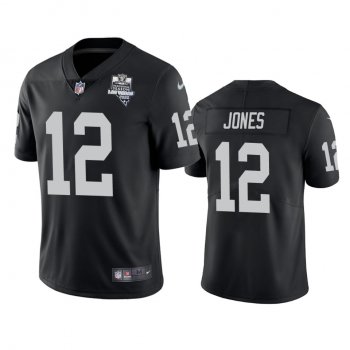 Men's Las Vegas Raiders Zay Jones Black 2020 Inaugural Season Vapor Limited Jersey