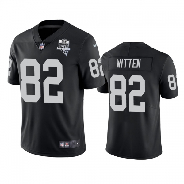 Men's Las Vegas Raiders Jason Witten Black 2020 Inaugural Season Vapor Limited Jersey