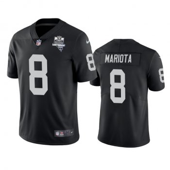 Men's Las Vegas Raiders Marcus Mariota Black 2020 Inaugural Season Vapor Limited Jersey