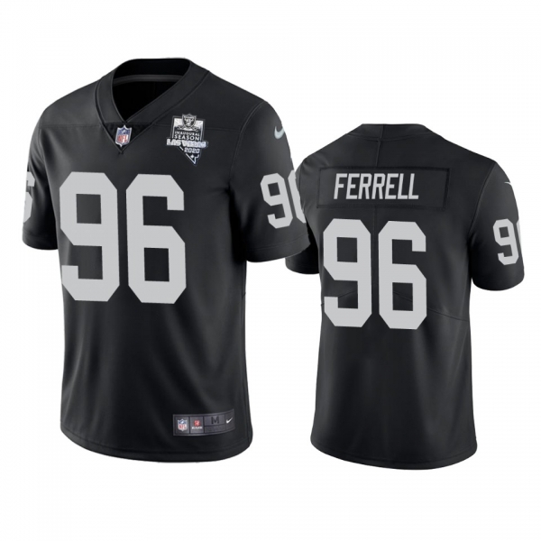 Men's Las Vegas Raiders Clelin Ferrell Black 2020 Inaugural Season Vapor Limited Jersey